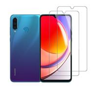 WolfFancy Lot de 2 films de protection d'écran en verre trempé 9H pour Huawei P30 Lite, bords incurvés, incassable, ajustement précis