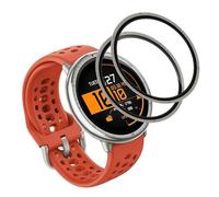 WolfFancy Lot de 2 films de protection d'écran pour Amazfit Active 2 44 mm - Protection des bords pour Amazfit Active 2 - Résistant aux chocs et aux rayures (PMMA souple)