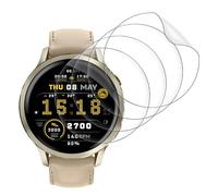 WolfFancy Lot de 4 films de protection d'écran en TPU souple incassable pour Garmin Venu 4 41 mm - Précision tactile à 99 % - Sans bulles