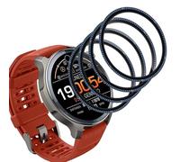 WolfFancy Lot de 4 films de protection d'écran en TPU souple pour Amazfit Balance 2 47 mm Protection d'écran Bords incurvés pour Amazfit Balance 2 47 mm Verre blindé incassable Ajustement précis