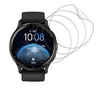WolfFancy Lot de 4 films de protection d'écran en TPU souple pour Garmin Venu 3, résistant à l'usure, film de protection d'écran Garmin Venu 3, haute clarté, haute résolution