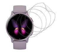 WolfFancy Lot de 4 films de protection d'écran en TPU souple pour Garmin Vivoactive 5, incassable, avec précision tactile à 99 %, sans bulles, verre de protection d'écran en verre blindé