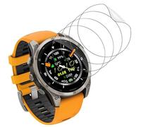 WolfFancy Lot de 4 films de protection d'écran pour Garmin Fenix 8 47 mm, anti-traces de doigts, film de protection d'écran HD pour Garmin Fenix 8 47 mm, film de protection d'écran en TPU souple