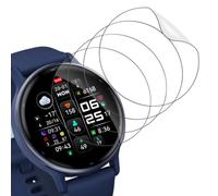 WolfFancy Lot de 4 films de protection d'écran pour Garmin Vivoactive 5 - Film de protection d'écran pour Vivoactive 5 - Résistant aux chocs et aux rayures - En TPU souple