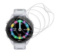 WolfFancy Lot de 4 films de protection en TPU souple pour Garmin Forerunner 265s, incassable, pour Garmin Forerunner 265s, précision tactile, sans bulles, verre de protection d'écran en verre blindé