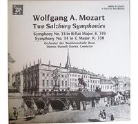 Wolfgang A. Mozart: Two Salzburg Symphonies - Symphony No. 33 in B-flat Major, K. 319 & Symphony No. 34 in C Major, K. 338
