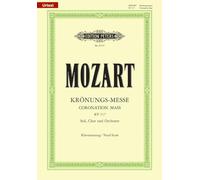 Wolfgang Amadeus Moz - Missa in C K317 Coronation Mass Vocal Score - - G245z