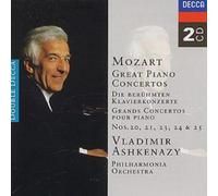 Wolfgang Amadeus Moz Mozart: Great Piano Concertos: Nos 20, 21, 23, 24 and (CD)