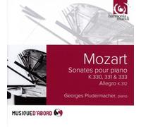 Wolfgang Amadeus Moz Mozart: Sonates Pour Piano K.330, 331 & 333/Allegro K. (CD)