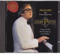 Wolfgang Amadeus Mozart 1756-1791 2 Quatuors Pour Piano Et Cordes En Sol Mineur K 478 En Mi Bémol Majeur K 493 : André Previn Piano Young Uck Kim Violon Heiichiro Ohyama Alto Gary Hoffman Violoncelle