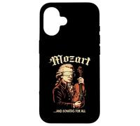 Wolfgang Amadeus Mozart Album Logo, Compositeur de Musique Classique Coque pour iPhone 16