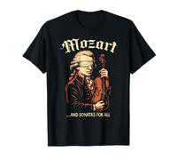 Wolfgang Amadeus Mozart Album Logo, Compositeur de Musique Classique T-Shirt