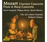 Wolfgang Amadeus Mozart – Concertos pour clarinette, flûte et harpe – CD – Alto