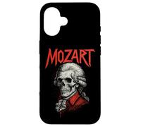 Wolfgang Amadeus Mozart Compositeur de Musique Classique Death Metal Coque pour iPhone 16
