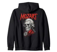 Wolfgang Amadeus Mozart Compositeur de Musique Classique Death Metal Sweat à Capuche