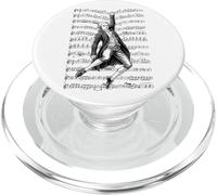 Wolfgang Amadeus Mozart Compositeur Drôle Partition Musicien PopSockets PopGrip pour MagSafe