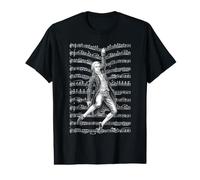 Wolfgang Amadeus Mozart Compositeur Drôle Partition Musicien T-Shirt Graphique avec Valeur