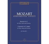 MOZART W.A. KONZERT FUR FLOTE, HARFE UND ORCHESTER CDUR KV 299(297C) CONDUCTEUR POCHE