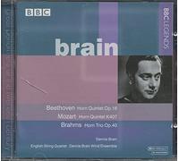 Wolfgang Amadeus Mozart - Dennis Brain, cor - Quintette avec cor K.407 / Quintette avec cor op.16 / Trio avec cor op.40