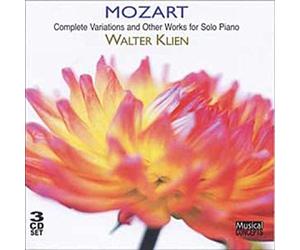 Wolfgang Amadeus Mozart : Intégrale des Variations & Autres Œuvres pour Piano