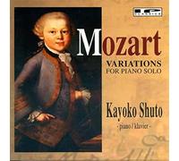 Wolfgang Amadeus Mozart - KAYOKO SHUTO - MOZART - PIANO VARIATIONS (1 CD)