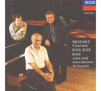Barenboïm, Solti & Schiff – Concertos pour 1, 2 & 3 pianos (K.242, K.365 & K.466)