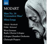 Wolfgang Amadeus Mozart Mozart: Mass No. 16 'Coronation Mass'/Missa Longa (CD)