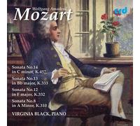 Wolfgang Amadeus Mozart: Piano Sonatas: Sonata No. 14 In Cminor / Sonata No. 13 In Bb Major / Sonata No. 12 In F Major / Sonata No. 8 In A Minor
