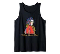 Wolfgang Amadeus Mozart Portrait Vintage dessiné à la Main Débardeur