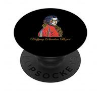 Wolfgang Amadeus Mozart Portrait Vintage dessiné à la Main PopSockets PopGrip Adhésif