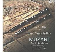 Wolfgang Amadeus Mozart: The 3 Quartets for Clarinet, Violin, Viola & Cello, Op. 79 (K.380/374f, K.378/317d & K.496) - Trio Stadler & Jean-Claude Veilhan (1995-03-06)
