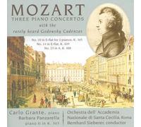 Wolfgang Amadeus Mozart : Three Piano Concertos