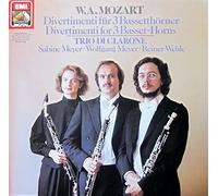 Wolfgang Amadeus Mozart , Trio Di Clarone , Sabine Meyer , Wolfgang Meyer , Reiner Wehle - Divertimenti For 3 Basset-Horns - His Master's Voice - 13 780 2, EMI Digital - 13 780 2