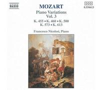 Wolfgang Amadeus Mozart – Variations pour piano, vol. 3 – Nicolosi – NAXOS