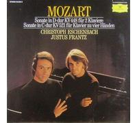 Wolfgang Amadeus Mozart - Wolfgang Amadeus Mozart , Christoph Eschenbach o Justus Frantz - Sonate In D-Dur KV 448 Für 2 Klaviere / Sonate In C-Dur KV 521 Für Klavier Zu Vier Händen - Deutsche Grammophon - 26289-9
