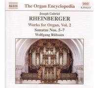 Wolfgang Rubsam - Organ Works 2: Sonatas 5 6 & 7 [New CD]