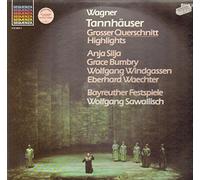 Wolfgang Sawallisch & Chor und Orchester der Bayreuther Festspiele / Anja Silja / Grace Bumbry / Wolfgang Windgassen / Eberhard Waechter u.a. - Wagner: Tannhäuser (Grosser Querschnitt) [Vinyl LP] [Schallplatte]