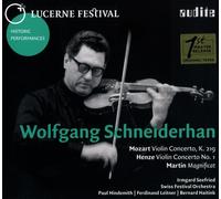 Wolfgang Schneider Wolfgang Schneiderhan: Mozart - Violin Concerto, K. 219/ (CD)