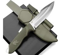 Wolfgangs W-KIDS - Schnitzmesser Kinder mit Süßem Kindermesser Führerschein - Outdoor Kinder Messer Set mit Scheide und Feuerstahl - DAS Kinder Schnitzmesser für das erste große Abenteuer