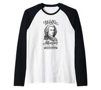 Wolfie Mozart Clavier Piano Portrait Musique Classique Manche Raglan