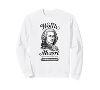 Wolfie Mozart Clavier Piano Portrait Musique Classique Sweatshirt