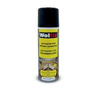 Wolfix Activateur Spray 200ml pour Colle Cyanoacrylate Super Glue Extra Forte - Accélérateur de Colle Forte Tout Support - Convient pour le MDF, les métaux, le plastique, le verre, le cuir, etc