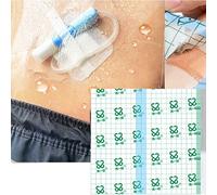 wolfmoutiy Protecteur De Douche pour Dialyse PéRitonéAle-50pcs/100pcs,20 × 20 Cm BarrièRe d'eau pour CathéTer De Bouclier De Douche, Patch Bouclier De Douche Transparent éTanche pour Pansement,50Pcs
