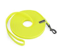 Wolfone Laisse de Dressage pour Chien, Jaune 9m | Imperméable, Robuste, Résistante à la Saleté et aux Odeurs, Pour Petit, Moyen et Grand Chien