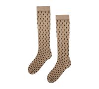Wolford - Bas de contention à pois floraux - Femme - Sous-vêtements - Multicolore - Taille: 38 FR