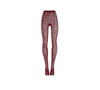 WOLFORD Collant de mode INFINITE ROSE NET bordeaux rouge foncé | M