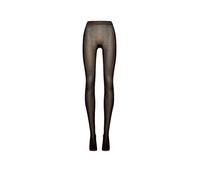 WOLFORD Collant résille TWENTIES soft cocao marron | S