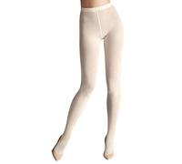 Wolford Collants en Laine mérinos, 60 DEN, Blanc (écru), S Femme