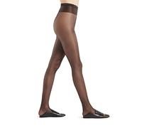 Wolford Collants fluo 40 deniers semi-transparents avec taille élastique douce et invisible pour femme, Marron cacao doux, Medium