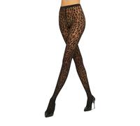 WOLFORD Collants Josey pour femmes, noir/noir, Large